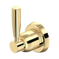 Perrin & Rowe Langbourn Three-Way Diverter with Lever Handle and Shut-Off - Polished Brass