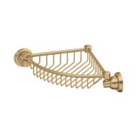 Perrin & Rowe Langbourn Corner Basket - Satin Brass