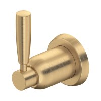 Perrin & Rowe Langbourn Four-Way Diverter with Lever Handle - Satin Brass
