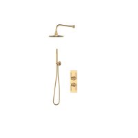 Perrin & Rowe Langbourn Shower Set 3 - Satin Brass