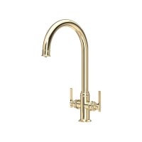 Perrin & Rowe Southbank Sink Mixer with Filtration - Gold