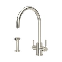 Perrin & Rowe Juliet 3-in-1 Instant Hot Water Tap with Rinse - Pewter