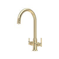 Perrin & Rowe Southbank 3-in-1 Instant Hot Water Tap - Polished Brass