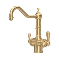 Perrin & Rowe Provence 3-in-1 Instant Hot Water Tap - Satin Brass