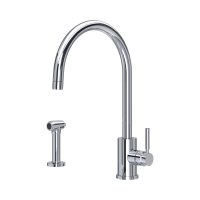 Perrin & Rowe Juliet Single Lever Sink Mixer with Rinse - Chrome