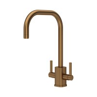 Perrin & Rowe Juliet Square Monobloc Sink Mixer - English Bronze
