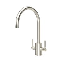 Perrin & Rowe Juliet Round Monobloc Sink Mixer - Pewter