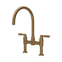 Perrin & Rowe Langbourn Bridge Sink Mixer - English Bronze