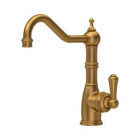 Perrin & Rowe Provence Monobloc Sink Mixer (Single Lever) - Aged Brass