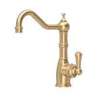 Perrin & Rowe Provence Monobloc Sink Mixer (Single Lever) - Satin Brass