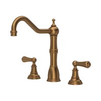 Perrin & Rowe Provence Widespread Sink Mixer - English Bronze