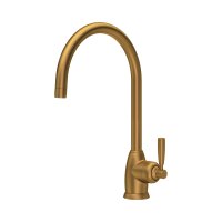 Perrin & Rowe Langbourn Monobloc Sink Mixer (Single Lever) - Aged Brass