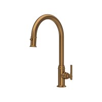 Perrin & Rowe Southbank Monobloc Sink Mixer with Pull-Down Rinse - English Bronze