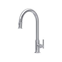 Perrin & Rowe Southbank Monobloc Sink Mixer with Pull-Down Rinse - Chrome