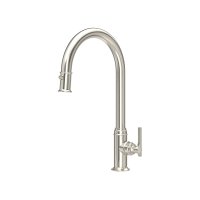 Perrin & Rowe Southbank Monobloc Sink Mixer with Pull-Down Rinse - Pewter
