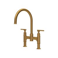 Perrin & Rowe Southbank Bridge Sink Mixer - Aged Brass