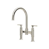Perrin & Rowe Southbank Bridge Sink Mixer - Nickel