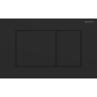 Geberit Sigma40 Square Dual Flush Plate - Matt Black