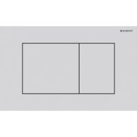 Geberit Sigma40 Square Dual Flush Plate - Matt White