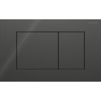 Geberit Sigma40 Square Dual Flush Plate - Lava Glass