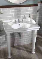Silverdale Loxley Classic 850mm Basin - White