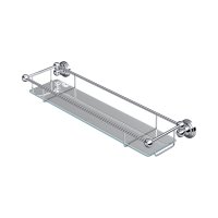 Perrin & Rowe Traditional 510mm Glass Shelf - Chrome
