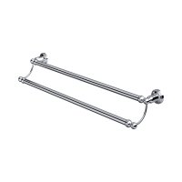Perrin & Rowe Traditional 648mm Double Towel Rail - Chrome