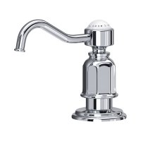 Perrin & Rowe Traditional Deck Mounted Soap Dispenser - Chrome
