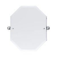 Perrin & Rowe Traditional 625 x 500mm Octagonal Mirror - Chrome