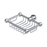 Perrin & Rowe Traditional Sliding Rail Soap Basket - Chrome