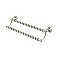 Perrin & Rowe Traditional 495mm Double Towel Rail - Nickel