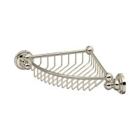 Perrin & Rowe Traditional Corner Basket - Nickel