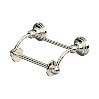 Perrin & Rowe Traditional Pivot Bar Toilet Roll Holder - Nickel