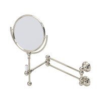 Perrin & Rowe Traditional Wall-Mounted Shaving Mirror - Nickel