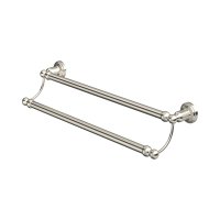 Perrin & Rowe Traditional 495mm Double Towel Rail - Pewter
