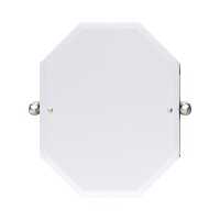 Perrin & Rowe Traditional 625 x 500mm Octagonal Mirror - Pewter