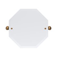 Perrin & Rowe Traditional 500 x 500mm Octagonal Mirror - English Bronze