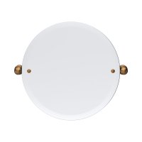 Perrin & Rowe Traditional 500mm Round Mirror - English Bronze