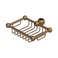 Perrin & Rowe Traditional Sliding Rail Soap Basket - English Bronze