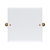 Perrin & Rowe Traditional 500mm Square Mirror - English Bronze