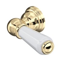 Perrin & Rowe Traditional Extended Concealed Cistern Lever - Gold