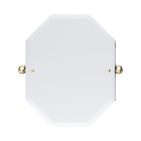 Perrin & Rowe Traditional 625 x 500mm Octagonal Mirror - Gold