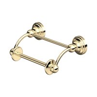 Perrin & Rowe Traditional Pivot Bar Toilet Roll Holder - Gold