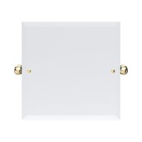 Perrin & Rowe Traditional 500mm Square Mirror - Gold