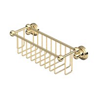 Perrin & Rowe Traditional 260mm Shower Basket - Polished Brass