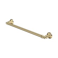 Perrin & Rowe Traditional 495mm Single Towel Rail - Polished Brass