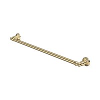 Perrin & Rowe Traditional 648mm Single Towel Rail - Polished Brass