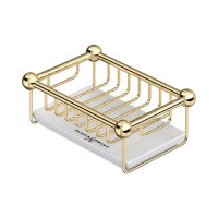 Perrin & Rowe Traditional Freestanding Soap Tray - Polished Brass
