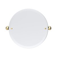 Perrin & Rowe Traditional 500mm Round Mirror - Polished Brass