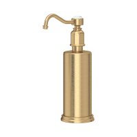 Perrin & Rowe Traditional Freestanding Soap Dispenser - Satin Brass